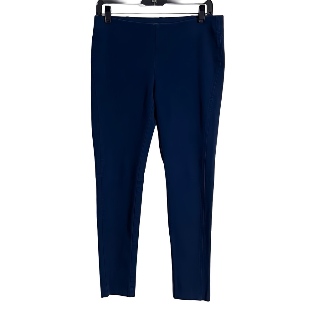 Ralph Lauren Navy Pull On Stretch Slim Ankle Minimalist Trousers Women’s Sz 4